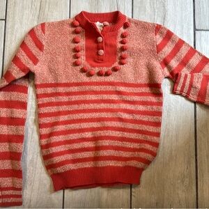 Knit sweater by French brand Cacheral like NEW S Pom Pom Barneys Fred Segal
